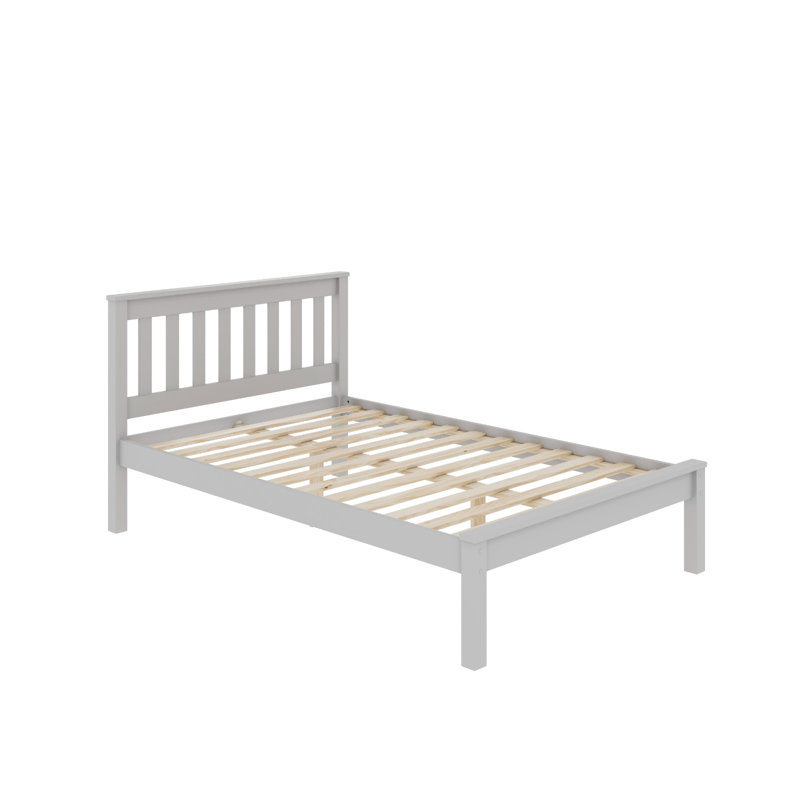 Motyka Solid Wood Bed, Small Double (4')