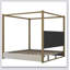 Upholstery Canopy Platform Bed With Headboard And Metal Frame-68040986-68040982