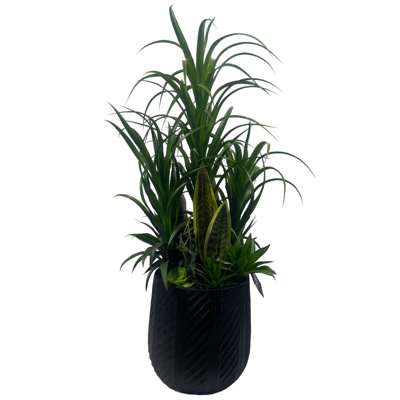 Anlin 100cm Faux Yucca Tree in Pot
