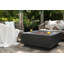 Brooklyn 40" W x 17" H Square Travertine Outdoor Fire Pit Table with Lava Rocks & Cover-1321480412-1325239332