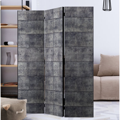 Buker 172 cm H Solid Wood Folding Room Divider