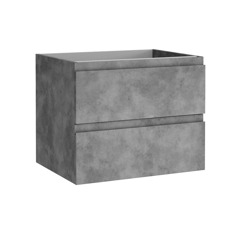 Armoire-lavabo 24 po avec lavabo brillant Toscana DAX Pasadena, Blanc