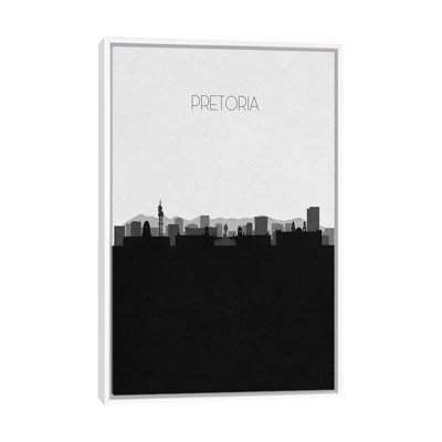 Pretoria, South Africa City Skyline by Ayse Deniz Akerman - Print on Canvas