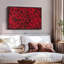Floral et botanique «Summer Red Roses Wall Art»-101780233