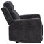 Fauteuil inclinable électrique Heitzman en chenille gris foncé-122505243