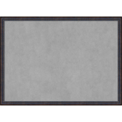 Tableau magnétique à cadre arrondi bronze foncé