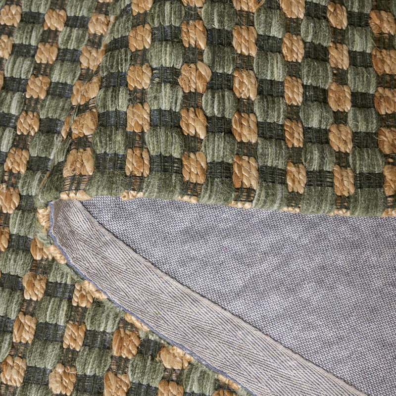 Martha Stewart 9529 Hand Tufted 40% Jute; 40% Wool; 20% Cotton Geometric Rug, Rectangle 8' x 10'