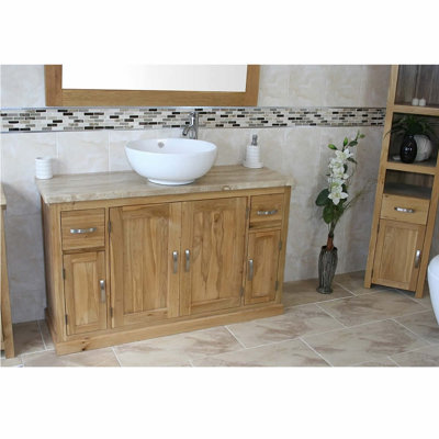 Delisle 1230 mm Freestanding Single Vanity with Vessel Ceramic Basin