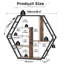 Support mural Hexagon RVB-724968212