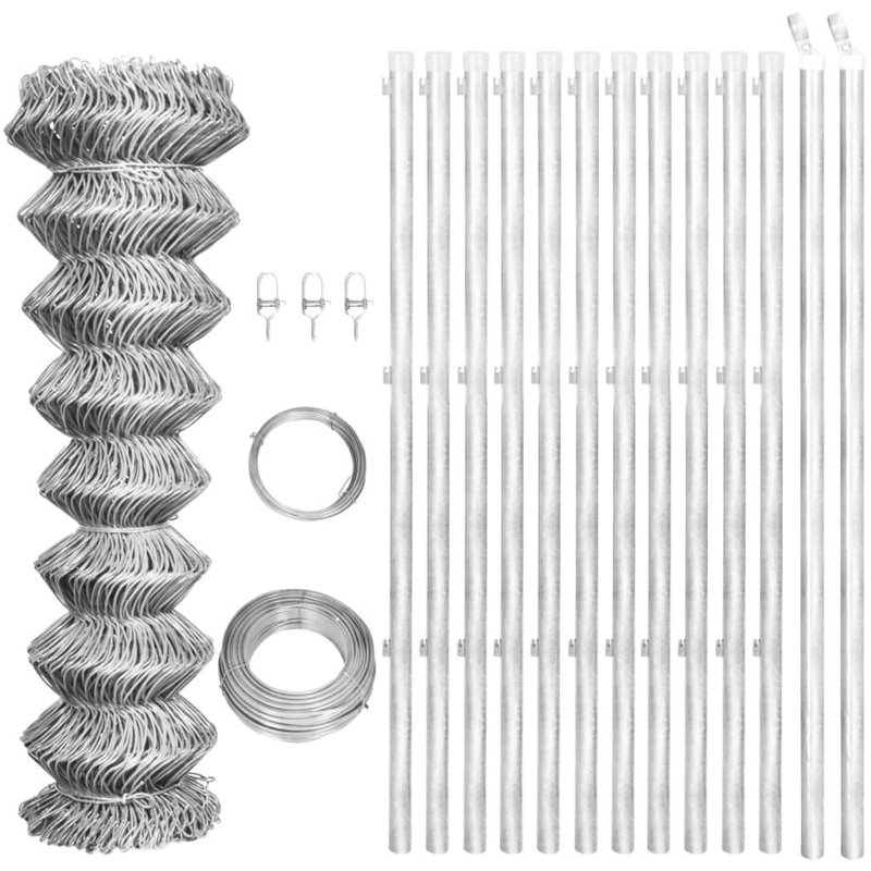 Plastic Wire/Mesh Fence, 100cm H x 1500cm W, Silver