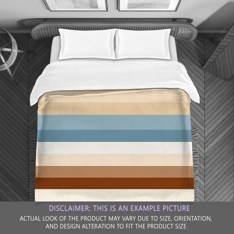 Polyester Striped Comforter, Twin Extra Long Comforter
