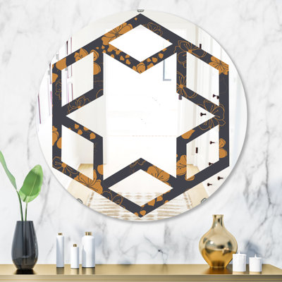 Miroir mural Hexagon Star