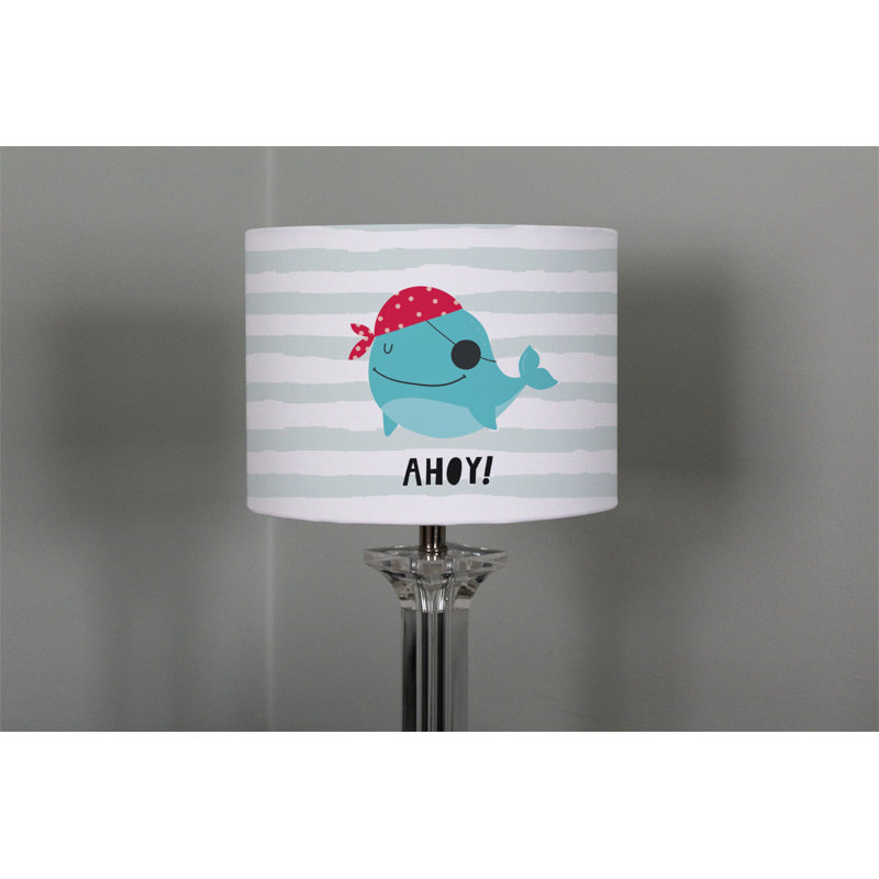 Cotton Drum Lamp Shade ( Uno ), 22cm H x 25cm W x 25cm D