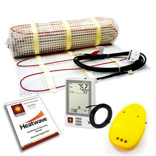 120 Volt Electric Floor Heating System with Required GFCI Programmable Thermostat