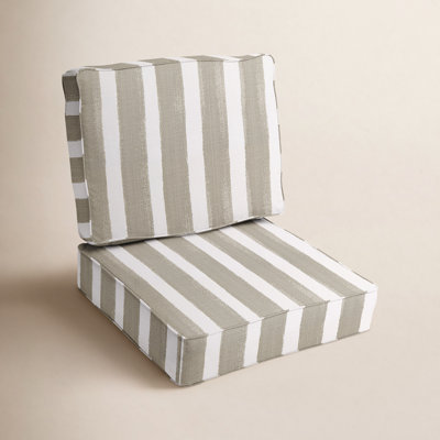 Gia Coconut Indoor/Outdoor Seat/Back Cushion