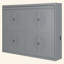 Grand lit escamotable mural, gris-2053543934