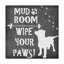 « vestiaire dog », art textuel sur toile tendue-26854426