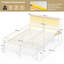 Metal Bed Frame with Charging Station & LED Headboard & Movable Storage Rack-1337937813-1337937811
