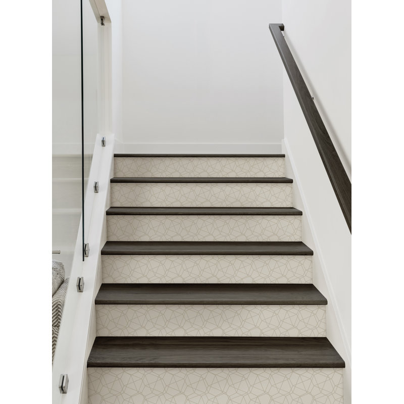 Adhésif décoratif Latitude Run, Beige, H 6,5 po x l 48 po