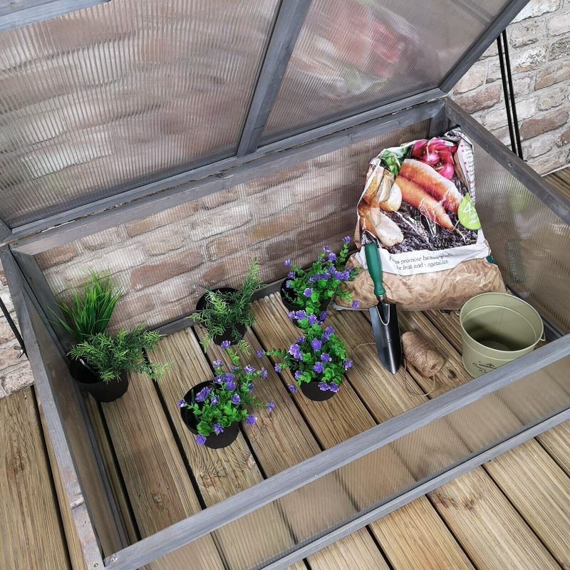Armbrecht 3.2 Ft W x 2.1 Ft D Cold Frame