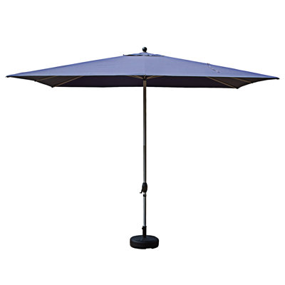 Rectangle Patio Umbrella With Crank Li