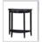 Justino II Black Finish Console Table