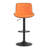 Brinitta Modern Swivel Adjustable Height Bar Stools Faux Leather Padded Counter Stools-344278943