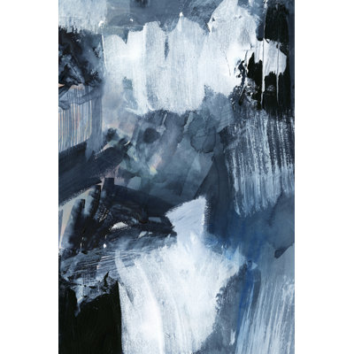 Composition In Blue II by Victoria Barnes - Wrapped Canvas Painting