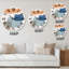 Minimal élémentaire organique et géométrique compostions XXxxxxx - horloge murale moderne-59913227