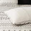 Mini ensemble d'édredon en jacquard de coton ivoire / gris anthracite double / grand-119181211-119181210