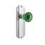 Deco Plate with Decorative Keyhole and Crystal Emerald Door Knob-1345343294-1345343287