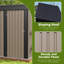 Abri de jardin Decksplore de 1,5 m de large x 0,9 m de profondeur avec abri à outils de jardin en métal verrouillable
