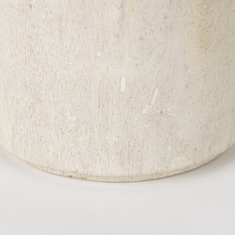 Objet décoratif Ashburn, H 7 po x l 6 po x P 6 po, Blanc