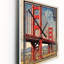 Porte de San Francisco Illustration rétro II - horloge murale moderne San Francisco-99639942