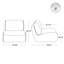 Fauteuil d'appoint pivotant 33 po Nita-115747929