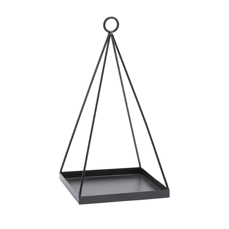 Soucoupe suspendue L Ponce, H 13,5 po x l 7,25 po x P 7,25 po