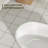 59'' L × 30'' W Oval Freestanding Acrylic Bathtub, Gloss White Soaking Tub with Center Drain, Modern Stand Alone Bathtub for Bathroom Relaxation-116010564
