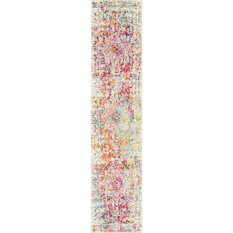 Tapis oriental Lucile, Tapis de couloir 2 pi 7 po x 12 pi 2 po