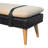 Solid Wood Bench with Nailhead Trim