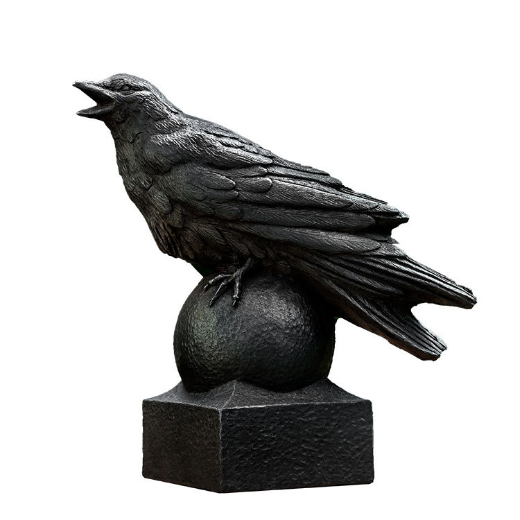 Corvus Statue, Travertine