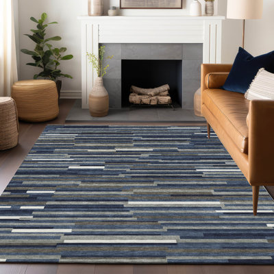 Malek Indoor/Outdoor Area Rug with Non-Slip Backing