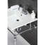 Edwardian Ceramic Rectangular 25" Console Bathroom Sink-50890465