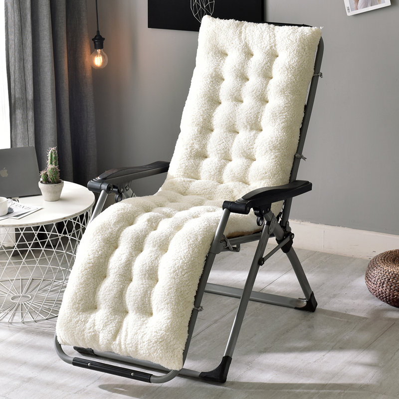 Indoor 4.7" Seat/Back Cushion, Beige, 61" W x 20" D