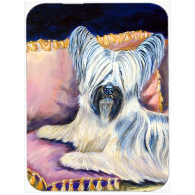East Urban Home Skye Terrier Glass Cutting Board