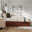 Lit plateforme en bois massif Jeinny avec pied de lit et tiroirs de rangement assortis-1435233022-1435233019