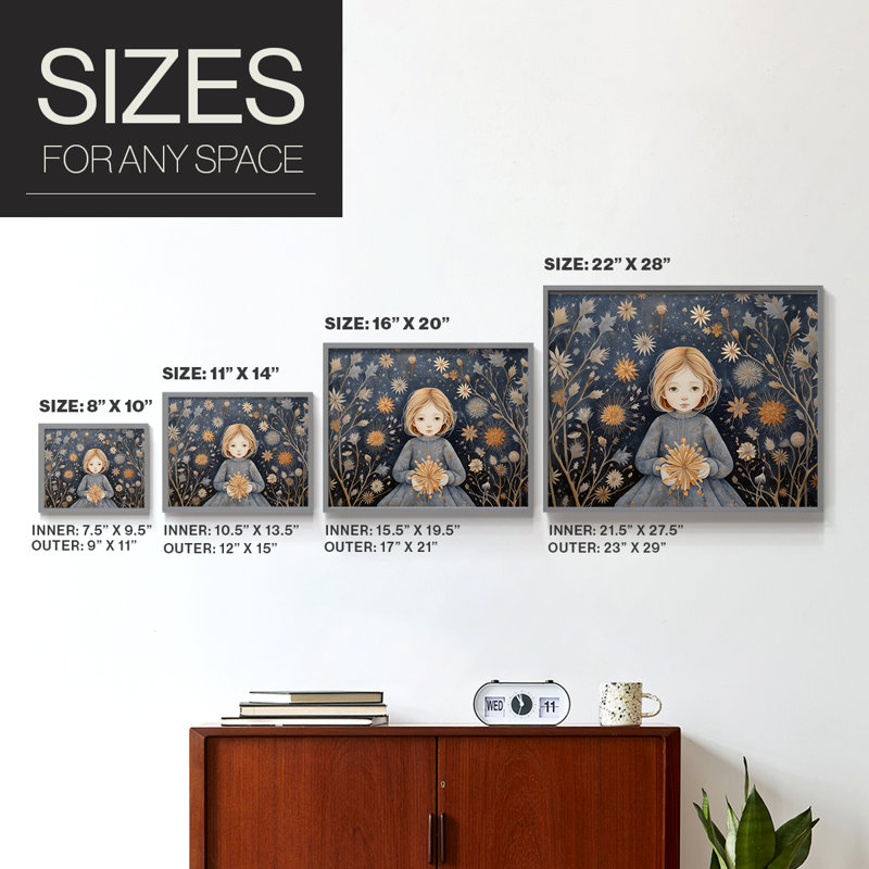 Angels From Above-CX III - Impression encadrée - Restickable, H 22 po x l 28 po, Gris