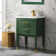 Deon 24'' Single Bathroom Vanity with Porcelain Top