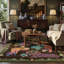 Tapis oriental oriental à motif floral et motif floral tropical lavable à la machine-1761367426-1761367424