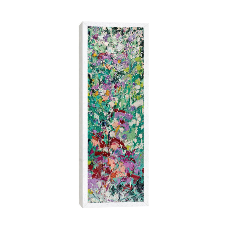 A Walk Into A Fairy Tale by Shalimar Legaspi - Panoramic Print on Canvas, White Framed, 30.48 cm H x 91.44 cm W