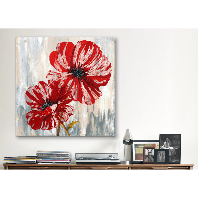 «Red Poppies II from Willow Way StudiosInc collection», reproduction, H 37 po x l 37 po x P 1,5 po